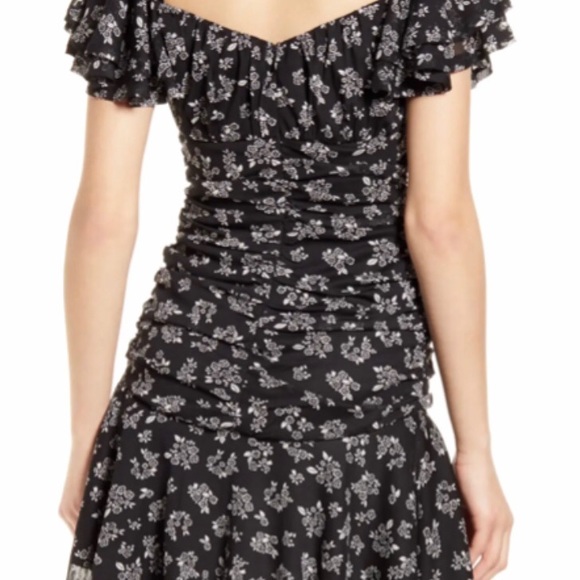 4SI3NNA Ruffle Gathered Minidress - Picture 3 of 8